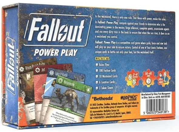 Fallout Power Play Brettspill