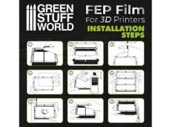 FEP Film for 3D-Printing 200x140mm x2