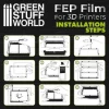 FEP Film for 3D-Printing 300x210mm x2
