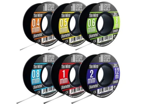 Flexible Tin Wire Roll - 0,8mm (5 meter)