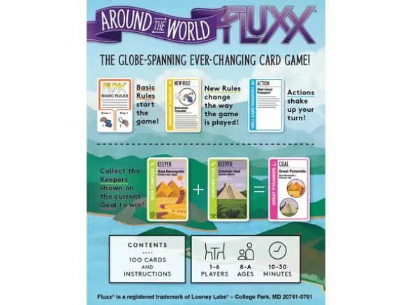 Fluxx Around the World Kortspill