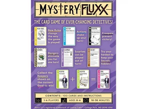 Fluxx Mystery Kortspill