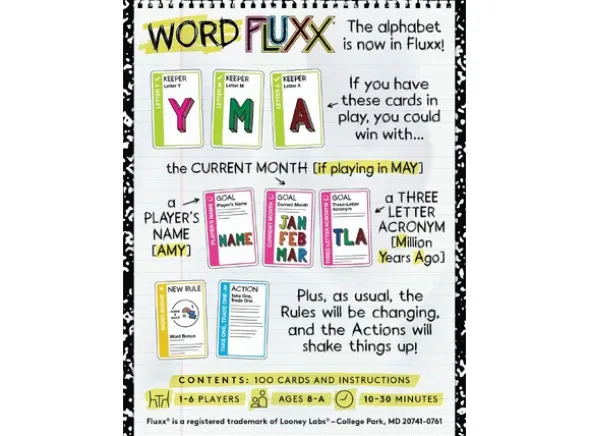 Fluxx Word Kortspill