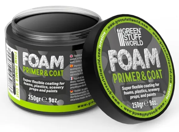 Foam Primer & Coat - Black 250g