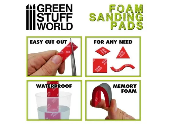 Foam Sanding Pads FINE GRIT x20