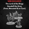 Gandalf the Grey Foot Mounted on Cart
