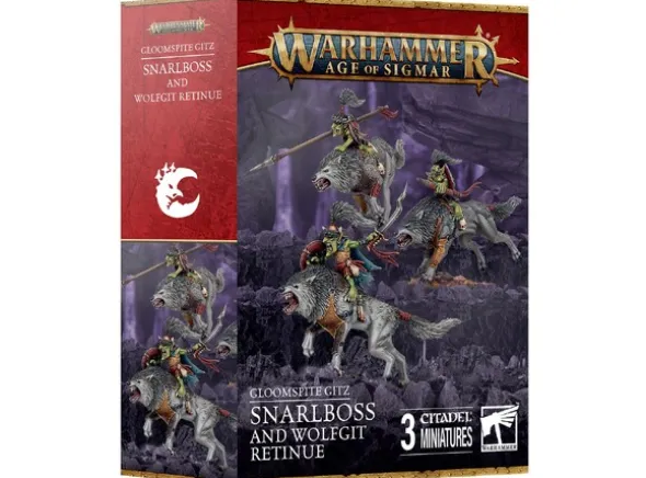 Gloomspite Gitz Snarlboss & Wolfgit