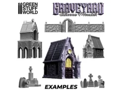 Graveyard Silicone Mould 1:48