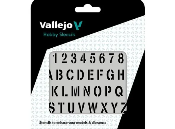 Hobby Stencils Stamp Font