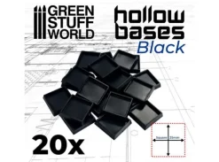 Hollow Plastic Bases 25mm