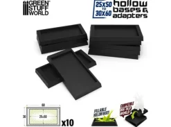 Hollow Plastic Bases 30x60mm
