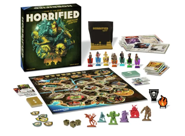 Horrified American Monsters Brettspill