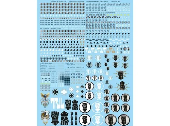 Imperial Fists Legion Transfer Sheet