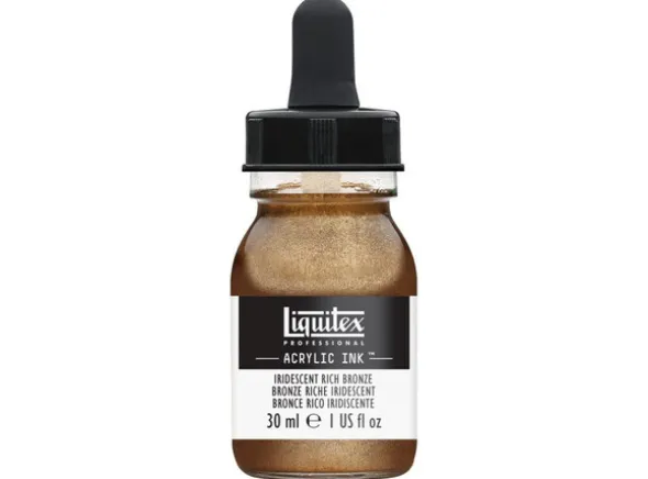Ink Acrylic Iridescent Rich Bronze
