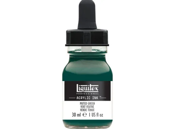 Ink Acrylic Muted Green