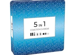 5 in 1-5 klassiske brettspill Metallboks