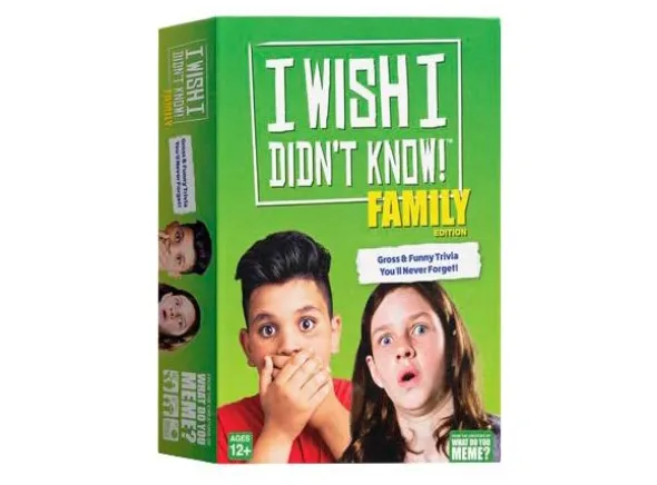 I Wish I Didnt Know Family Ed Brettspill