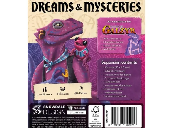 Lands of Galzyr Dreams & Mysteries Exp