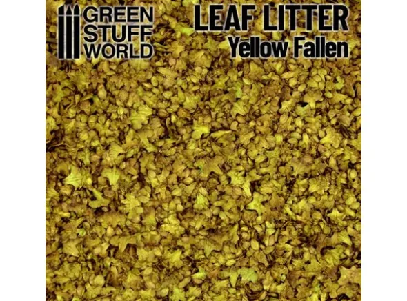 Leaf Litter Fallen Yellow Miniatyrblader