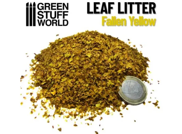 Leaf Litter Fallen Yellow Miniatyrblader