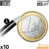 LED Light Orange Flickering 3mm (10 stk)