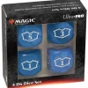 Magic Loyalty Dice 4 D6 Dice Set Blue
