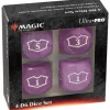 Magic Loyalty Dice 4 D6 Dice Set Lilla
