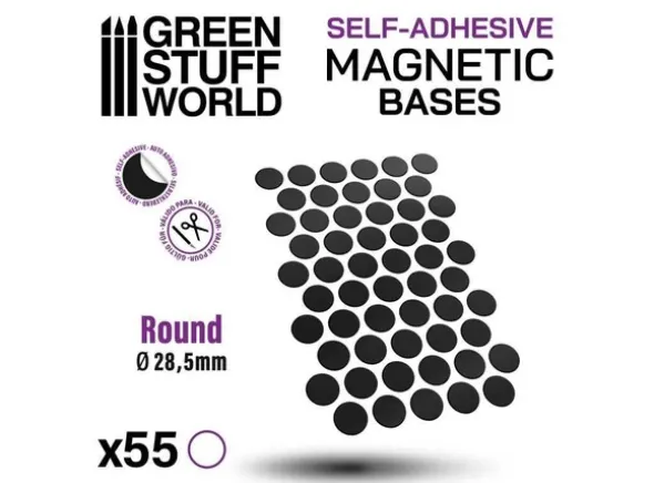 Magnetic Bases - 28,5mm (55 stk)