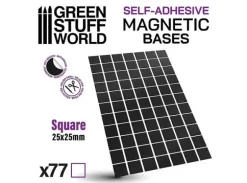 Magnetic Bases - 25x25mm (77 stk)