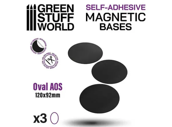 Magnetic Bases - 120x92mm (3 stk)