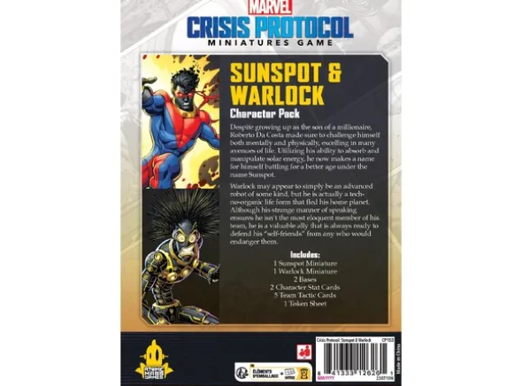 Marvel Crisis Protocol Sunspot & Warlock