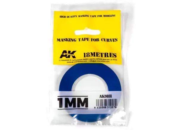 Masking Tape for Curves 1mm
