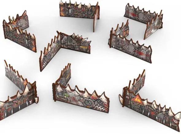 Matched Play Low Walls Orks - x8