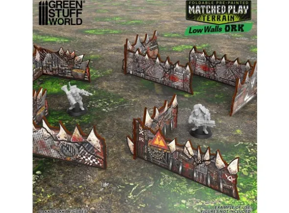Matched Play Low Walls Orks - x8