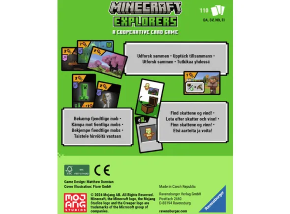 Minecraft Explorers Kortspill
