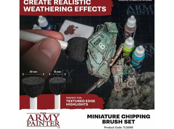 Miniature Chipping Brush Set