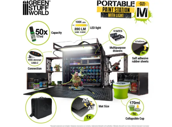 Miniature Portable Paint Station