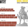 Model Bricks Grey 1:48 - 1000 stk
