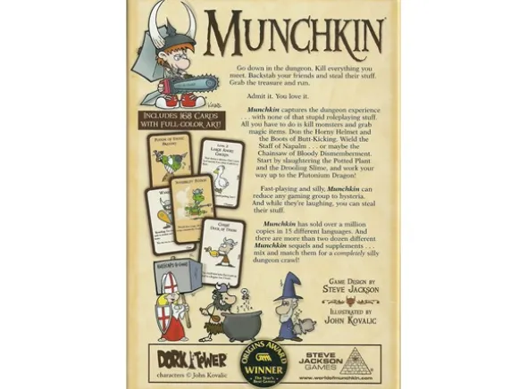 Munchkin Startpakke Kortspill