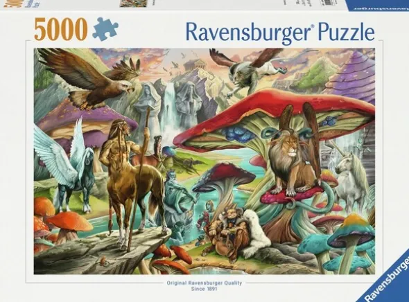 Mushrooms & Myths 5000 biter Puslespill