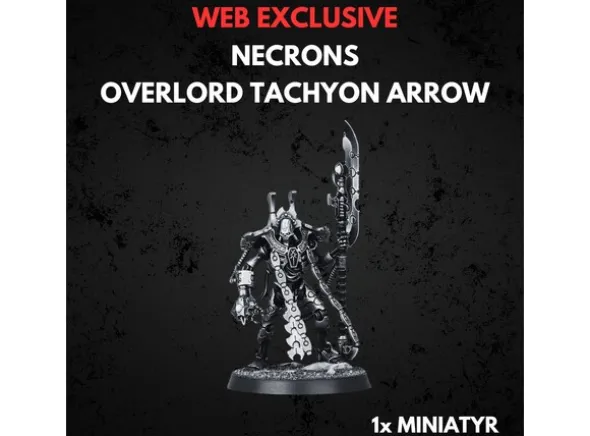 Necrons Overlord with Tachyon Arrow