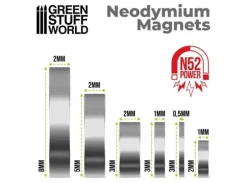 Neodymium Magnet 5x2mm - 100 stk