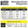 Neodymium Magnet 3x2mm - 100 stk