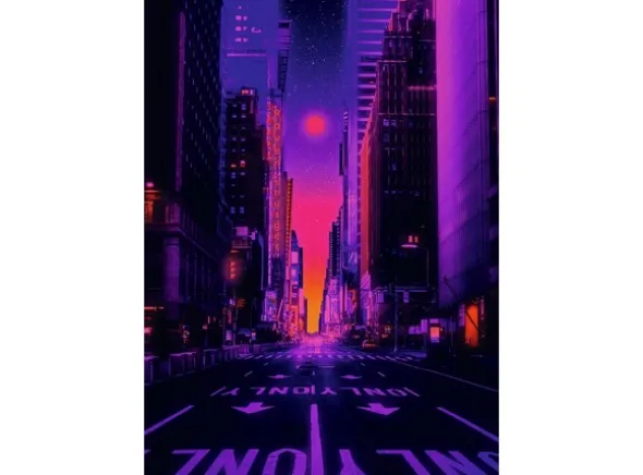 New York in Neon 1000 biter Puslespill