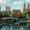 NY Central Park Bow Bridge 1000 biter