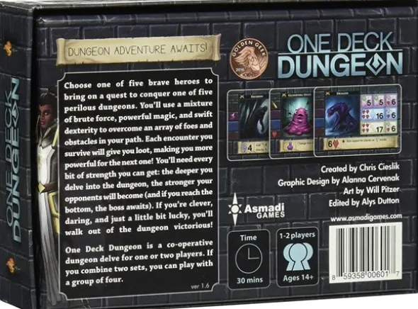One Deck Dungeon Kortspill