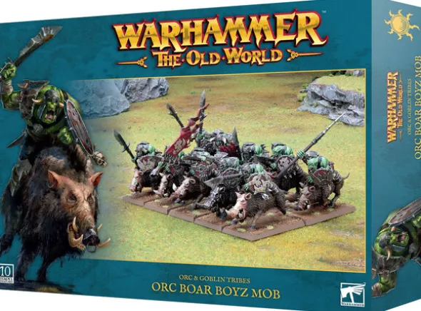 Orc & Goblin Tribes Orc Boar Boyz Mob