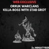 Orruk Warclans Killaboss with Stab-Grot