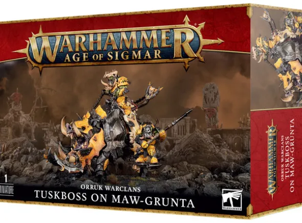 Orruk Warclans Tuskboss on Maw-Grunta