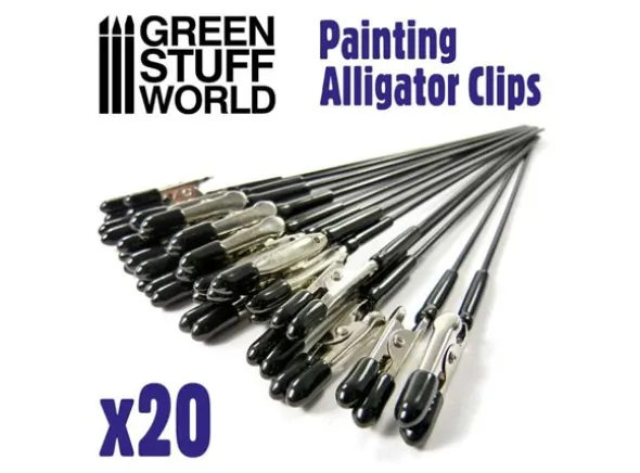 Painting Alligator Clips - 20 stk